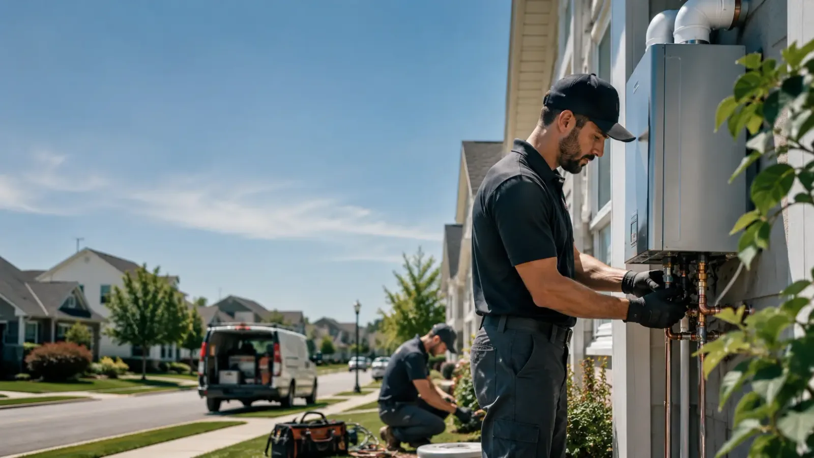 Tankless Water Heater Installation in New Site, MS